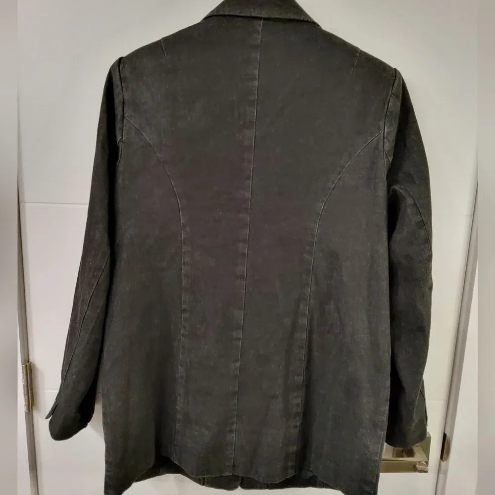 Ralph Lauren Denim & Co Black Denim Jacket Size M - Picture 4 of 9
